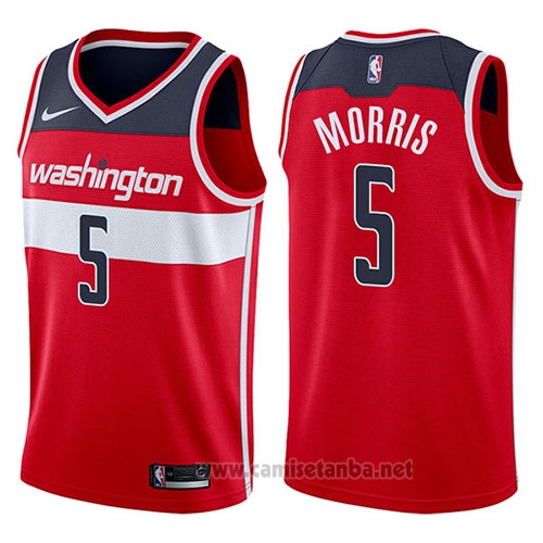 Camiseta Washington Wizards Markieff Morris #5 Icon 2017-18 Rojo